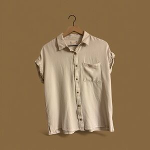 Altar'd State Women's Short Sleeve Button-Up Shirt